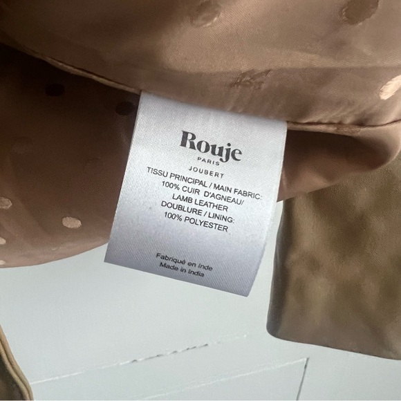 Rouje Jaubert Jacket - Camel Lamb Leather - Picture 4 of 11